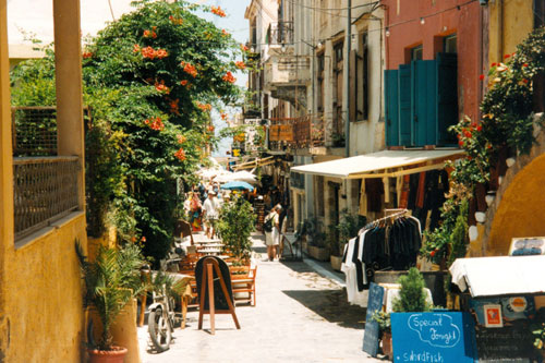 schne Strasse in Chania