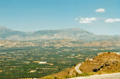 Blick auf die Messara Ebene