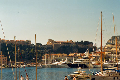 am Hafen in Monte Carlo