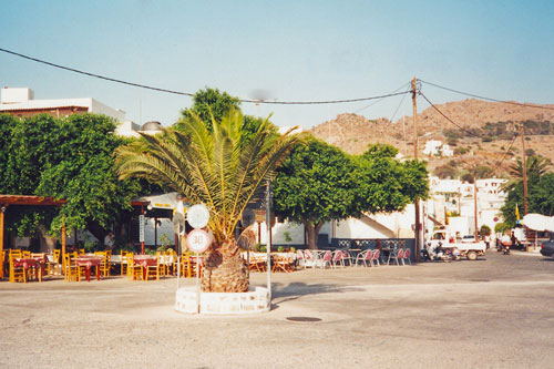 Kreisverkehr auf Patmos