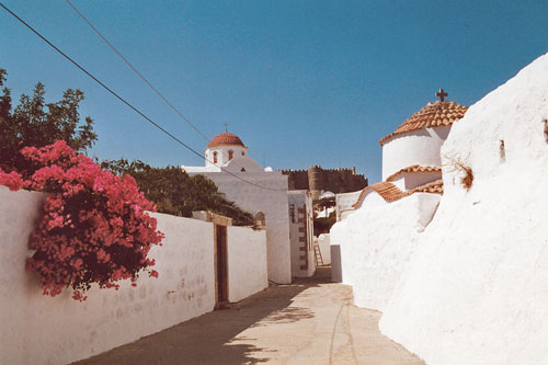 In der Chora von  Patmos