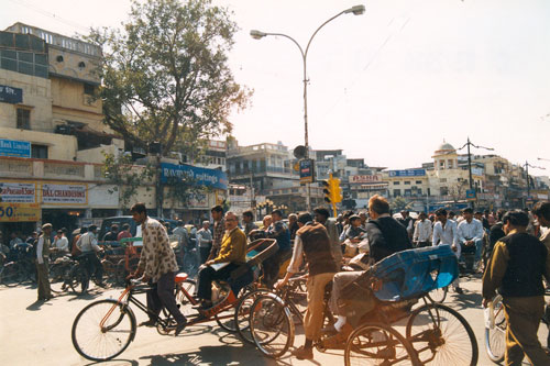 Chandni Chowk in Old Delhi