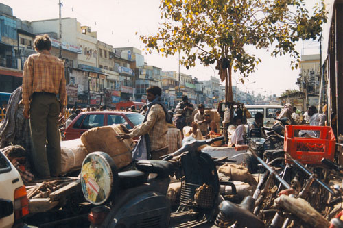 Chandni Chowk in Old Delhi