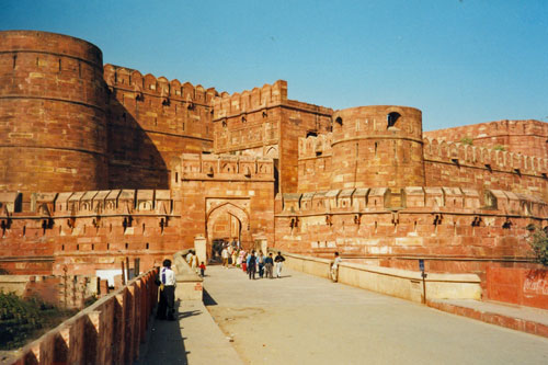Eingang zum Roten Fort in Agra