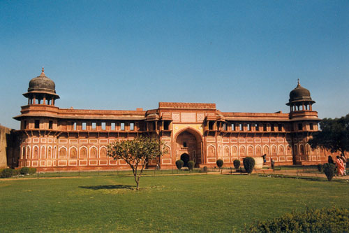 im Roten Fort in Agra