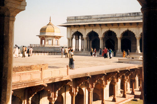 im Roten Fort in Agra