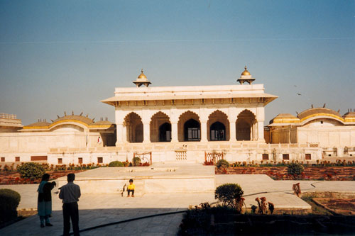 im Roten Fort in Agra