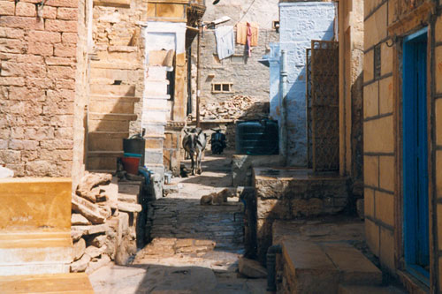 Gasse im Fort von Jaisalmer