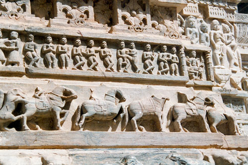 Details am Jagdish Tempel