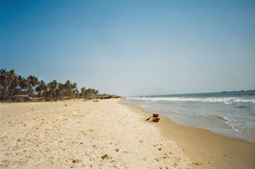 am Strand in Colva