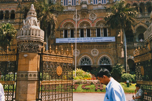 Bahnhof in Bombay