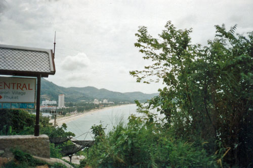 Blick auf Kata/Karon auf der Fahrt nach Patong