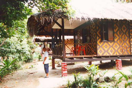 Unser Bungalow auf Raya Island