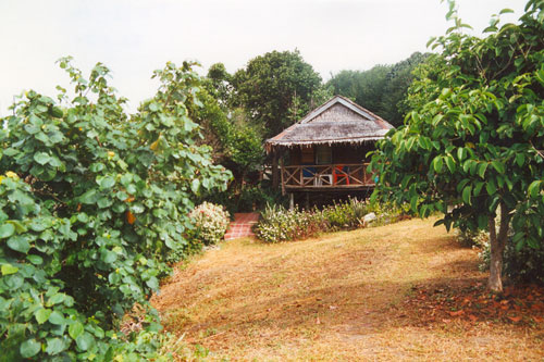 Unser Bungalow auf Raya Island