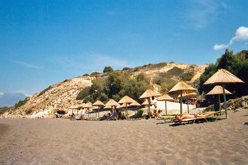 Der Strand von Komos