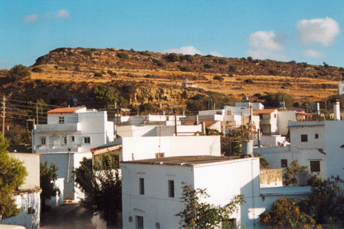 Blick auf Pitsidia von der Kirche