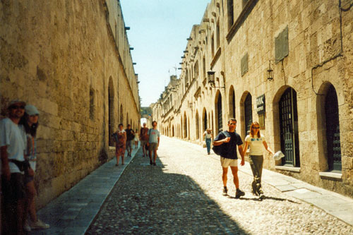 Ritterstrasse in Rhodos Stadt