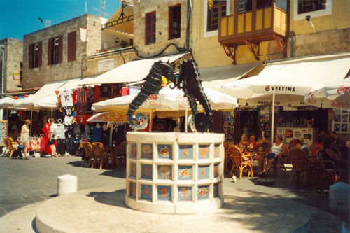 Platz der jdischen Mrtyrer in Rhodos Stadt