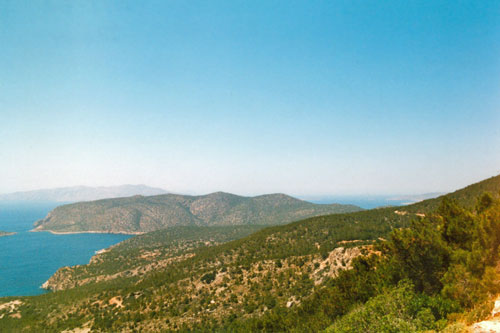 Ausblick bei Monolithos