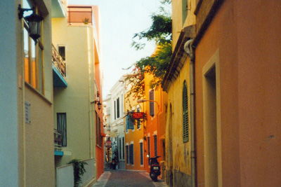 Abends in Rhodos Stadt