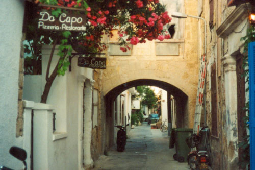 Abends in Rhodos Stadt