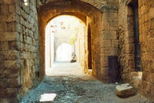 Burg in Rhodos Stadt