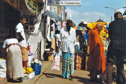 Strasseneindruck in Kalutara