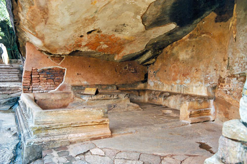 am Sigiriya Felsen