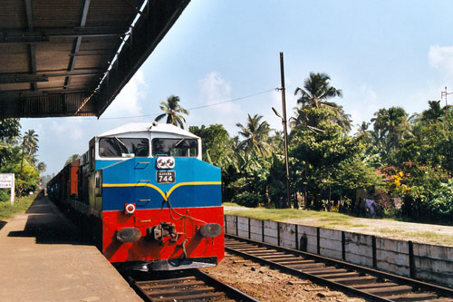 Unser Zug nach Galle