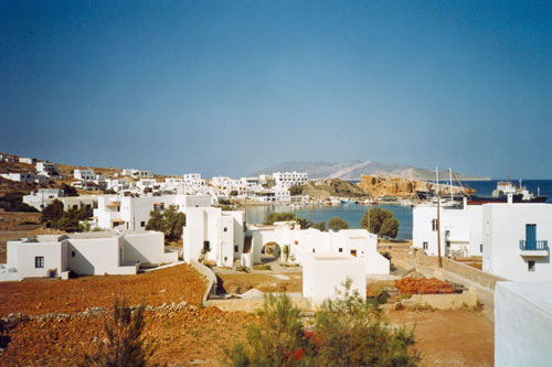 Ausblick vom Hotelauf Karavostassis