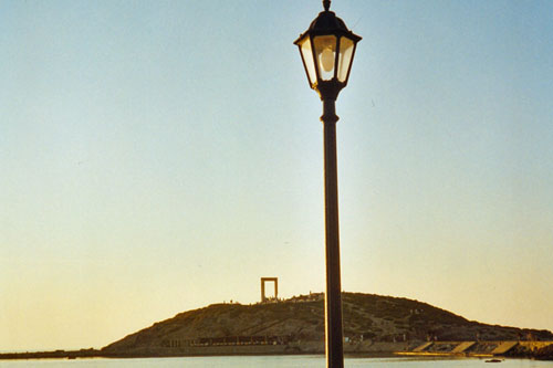 Abendstimmung in Naxos Stadt