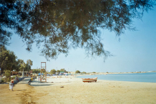 Stadtstrand von Naxos