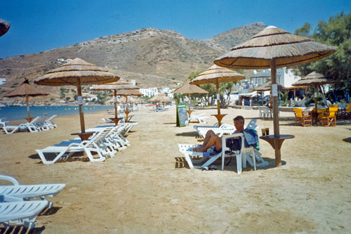 Der Strand von Gialos