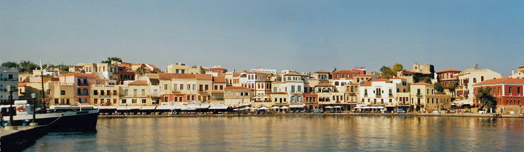 Chania am Hafen