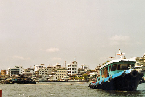 auf dem Menam Chao Phraya