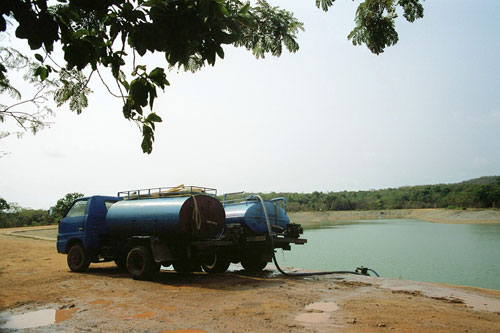 am Wasserreservoir von Ko Samed