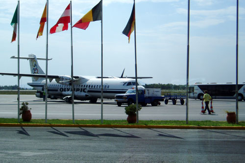 unser Flieger nach Athen