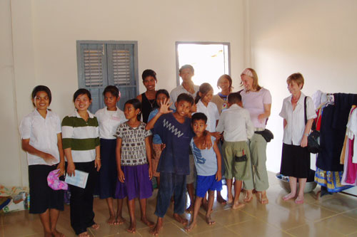 im Waisenhaus in Battambang