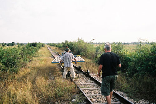 Fahrt mit dem Bamboo Train