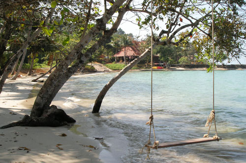 am Strand von Kai Bae