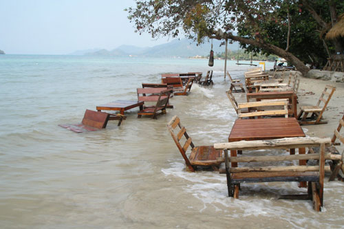 am Strand von Kai Bae