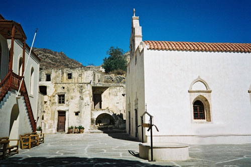 im Kloster Preveli