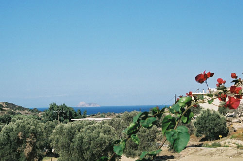 Blick vom Balkon in Pitsidia