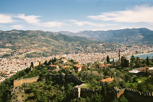 Ausblick von der Burg