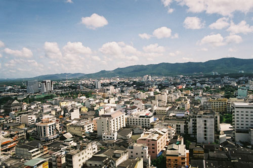 Blick vom Hotel Regency auf Hat Yai