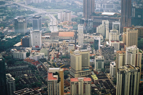 Blick vom Menara KL Tower