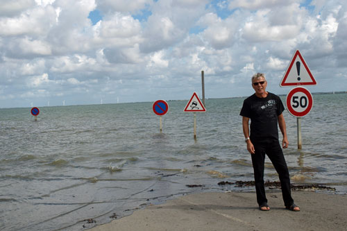 Passage du Gois bei Flut