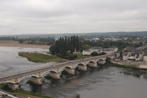 Blick vom Schloss Amboise