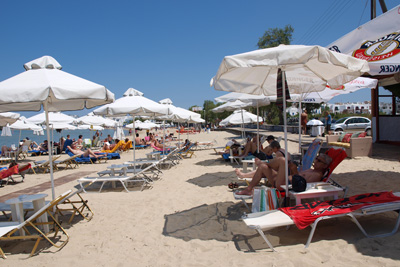 Am Strand von Naxos