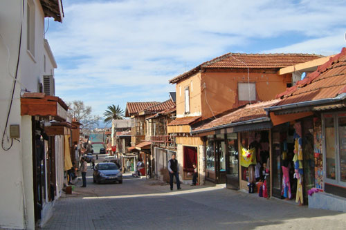 Strasse zum Strand in Side